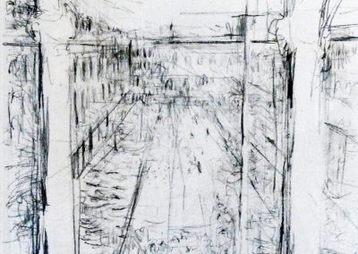 Piazza San Marco Mono Print 2011 24 x32