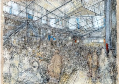 10 Mercato Centrale 2025 19”x25” Mixed Medium Monoprint