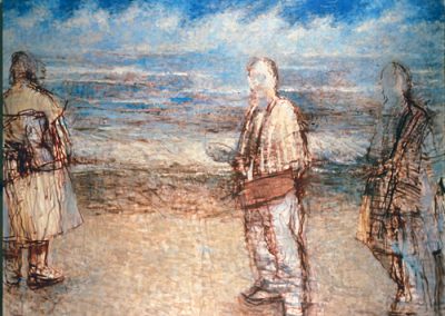 14.Artist in Landscape 1990 60“x80“ Oil On Linen