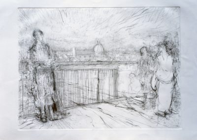 14.View from Belvedere 2025 22”x31” Monoprint