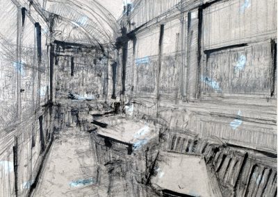 5.Cantinetta dei Verrazzano 2025 19“X25“ Sumi Ink And Graphite On Paper 2