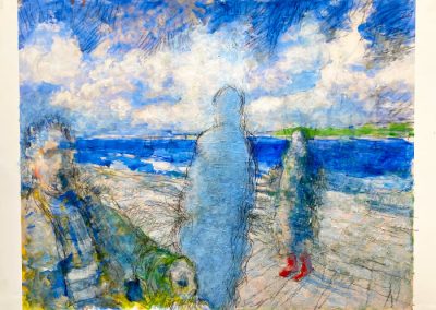 6.Family 2022 24“x19“ Acrylic on paper