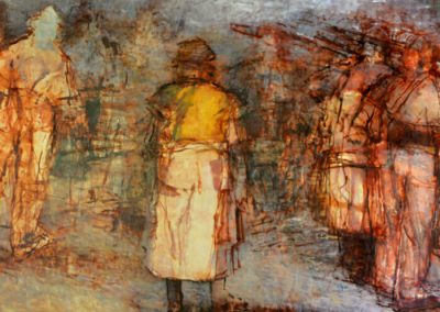 City Square 1989 72”x96” Oil On Canvas