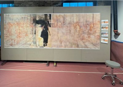 Piazza Signoria South - In Progress 60”x 168”