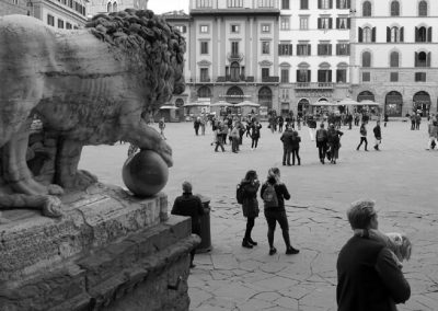 Reference photos Piazza Signoria ,Florence and Piazza San Marco, Venice