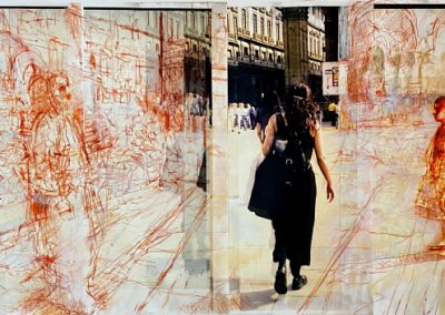 Study for City Square Project - North wall