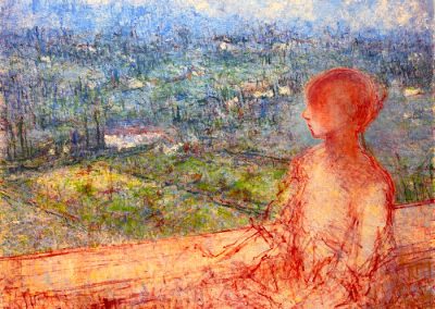 View from Belvedere 2025 40"x 50" oil on linen