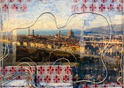 Florence Postcard Piazza Michelangelo 2025 16"x 20"