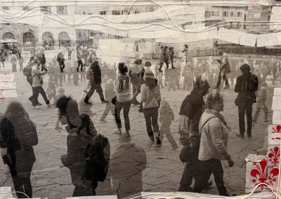 Florence Postcard Piazza Signoria #2 2025 16"x 20"