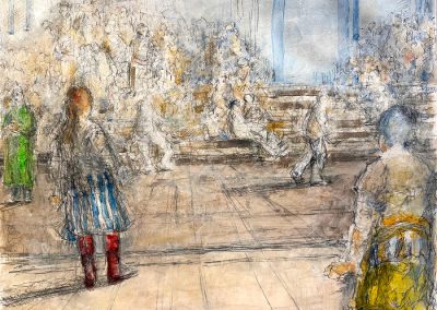 Steps of Santa Croce 2025 19"x 25"